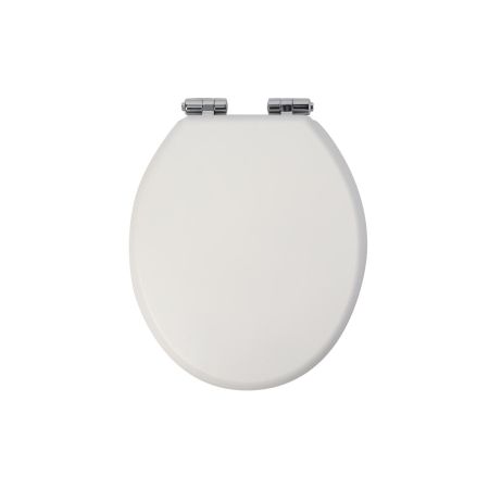 The Cast Iron Bath Company - Tamar Toilet Seat - Matt White - Top View