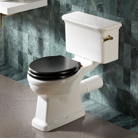 Tamar &  Esk Soft Close Toilet Seat - Matt Black