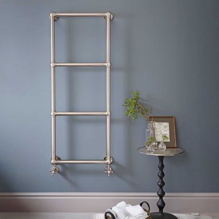 Vogue Ballerina Brass Base - Heating Only - Wall Mounted - Polished/Bright Nickel