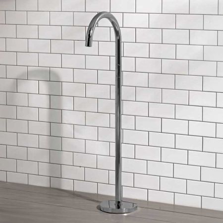 Bath Spout - Floor Mounted - Chrome
