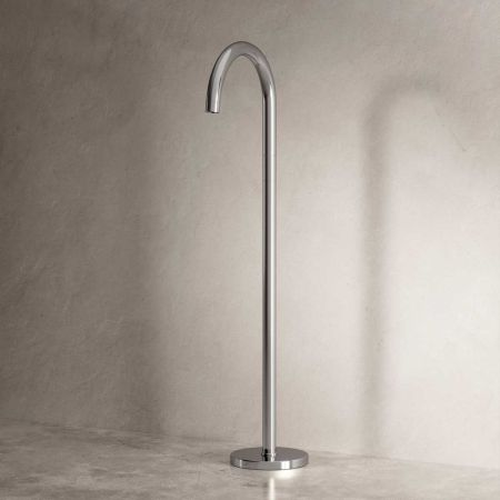 Bath Spout - Floor Mounted - Chrome