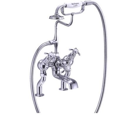 Burlington Anglesey Angled Bath Shower Mixer - Deck Mounted 