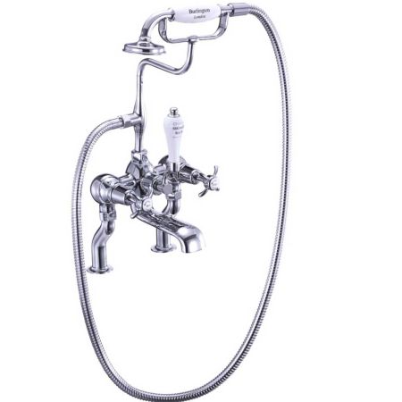 Burlington Anglesey Bath Shower Mixer - Deck Mounted