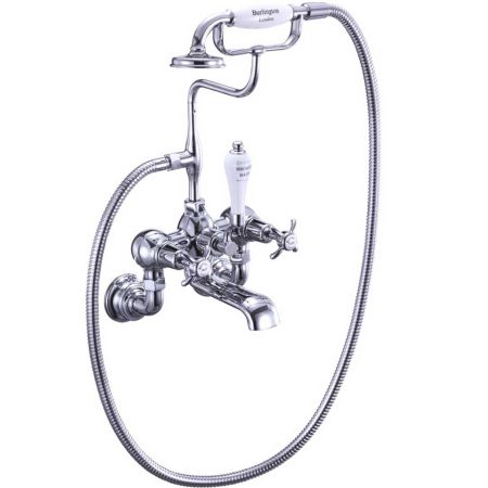 Burlington Anglesey Regent Bath Shower Mixer - Wall Mounted