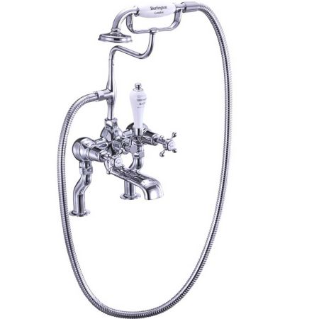 Burlington Claremont Bath Shower Mixer - Deck Mounted