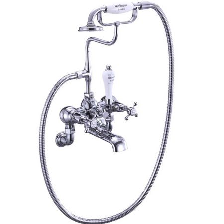 Burlington Claremont Bath Shower Mixer - Wall Mounted