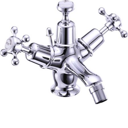 Burlington Claremont Bidet Mixer with Pop-Up Plug