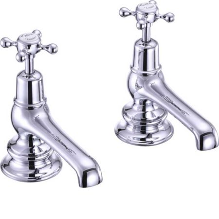 Burlington Claremont Regent Bath Pillar Taps