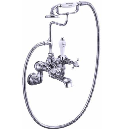 Burlington Claremont Regent Bath Shower Mixer - Wall Mounted
