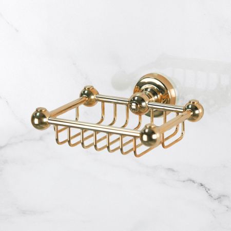 Traditional Wall Mounted Soap Dish - Living Brass