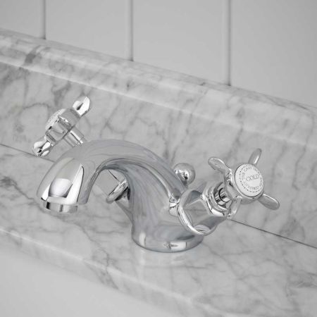 Aysgarth X Top Monobloc Basin Mixer Chrome