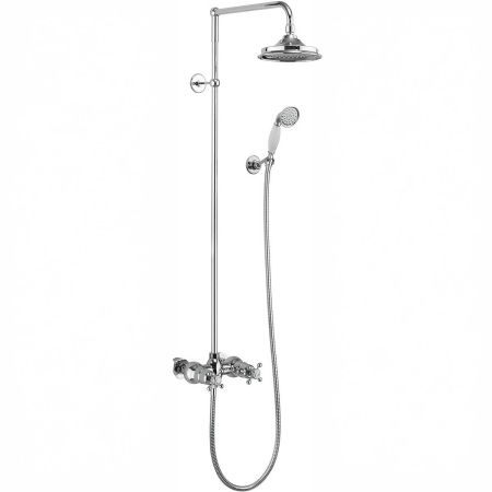 Burlington Eden Thermostatic Exposed Shower Bar Valve Two Outlet