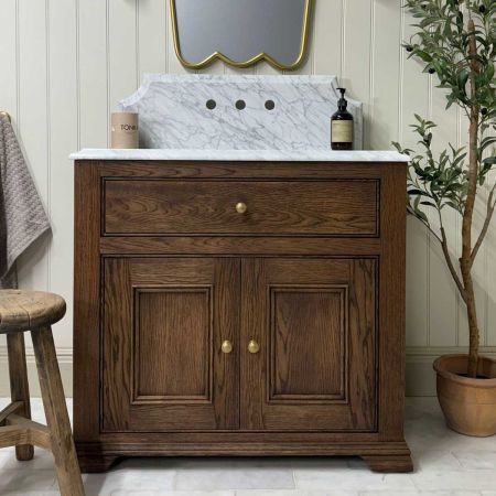 Keswick 1000mm Traditional 2 Door Single Vanity Unit
