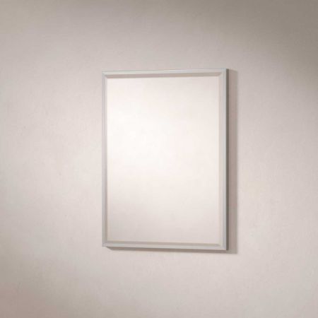 Traditional Collection Fixed 18" x 24" Rectangular Mirror - Chrome
