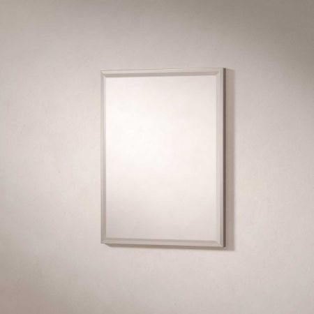 Traditional Collection Fixed 18" x 24" Rectangular Mirror - Polished Nickel