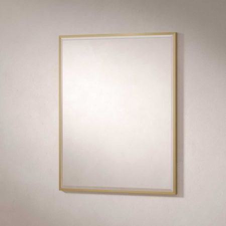 Traditional Collection Fixed 24" x 30" Rectangular Mirror - Timeless Brass