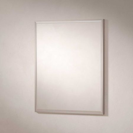 Traditional Collection Fixed 24" x 30" Rectangular Mirror - Polished Nickel