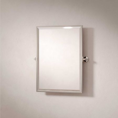 Traditional Collection Hinged Rectangular Mirror - Polished Nickel