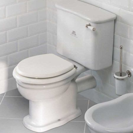 Lefroy Brooks La Chapelle Close Coupled Toilet With Ceramic Lever Handle LB7708