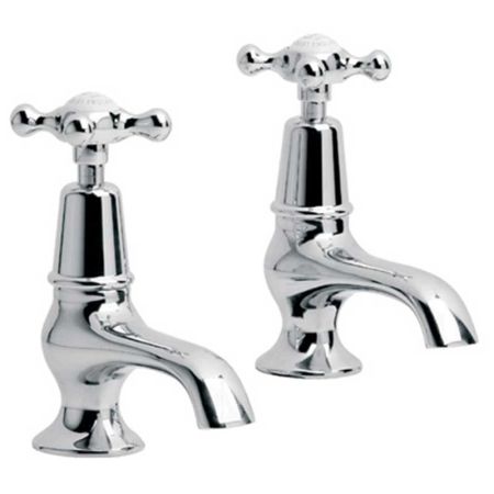 Lefroy Brooks Connaught Basin Pillar Taps (Pair) CH8022