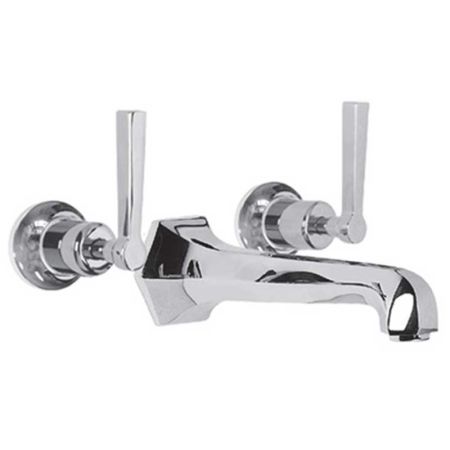 Lefroy Brooks Mackintosh Lever Wall Mounted Three Hole Basin Mixer ML1200