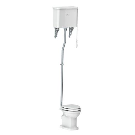 Lefroy Brooks La Chapelle High Level Toilet With Solid Cistern Brackets, Flush Pipe, Pull and Chain LB7711, LB7709 ,LB7797, LB1310, LB7787,LB1305