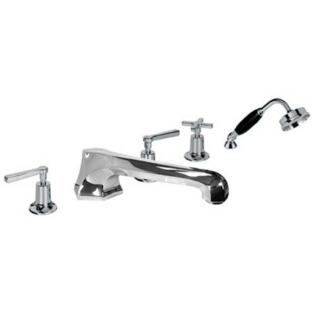 Lefroy Brooks Mackintosh Lever Five Hole Bath Set With Diverter And Pull-Out Hand Shower ML1260