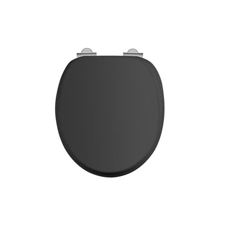 The Burlington Toilet Seat Soft Close Matt Black