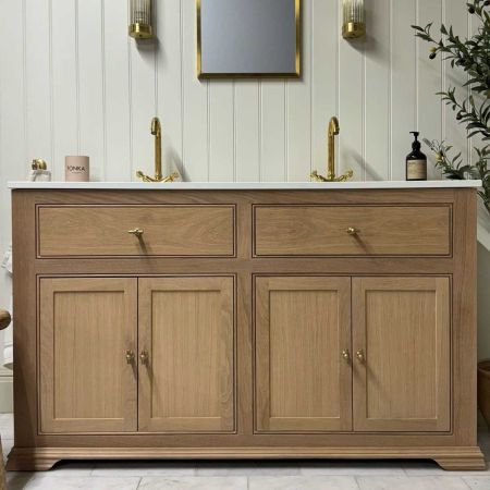 Grasmere 1500mm Traditional Door & Drawer Double Vanity Unit