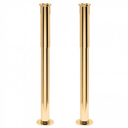 Polished Brass Finish Shrouds (for baths with tap holes)