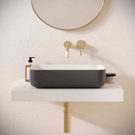 Sigmar Stone Countertop Basin - Slate Grey