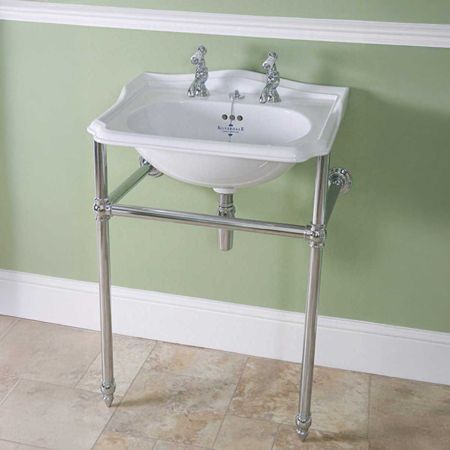 Silverdale Balasani Basin 600mm and Traditional Stand in Chrome