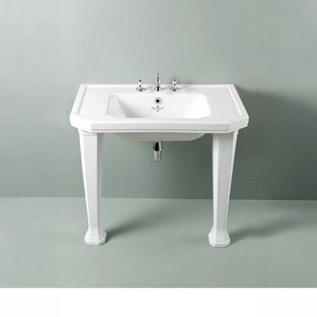 Silverdale Empire Winged Basin 920mm with Ceramic Legs