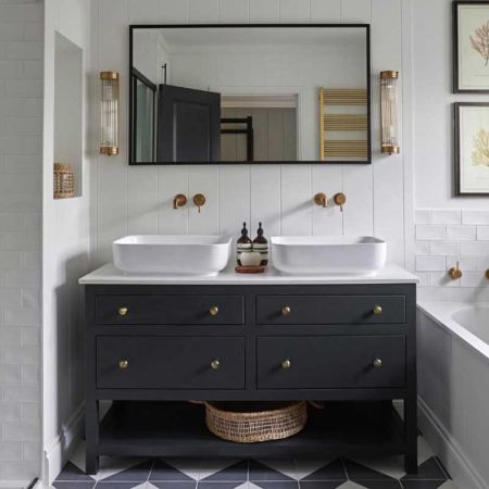 Sorrento 1500mm 4 Drawer Double Vanity Unit