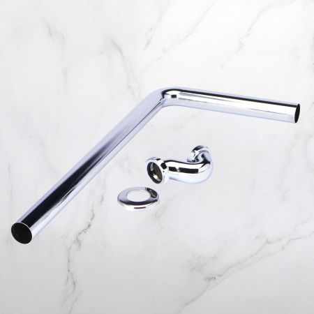 Shallow Seal Bath Trap Longer - Chrome