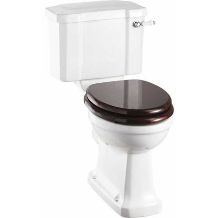 The Burlington Close Coupled Ceramic Lever Slimline Toilet