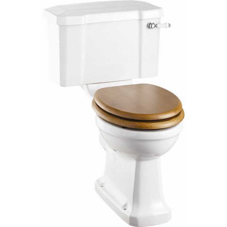The Burlington Close Coupled Ceramic Lever Toilet