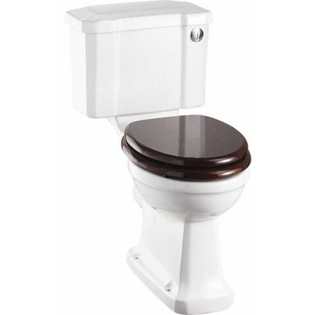 The Burlington Close Coupled Front Button  Slimline Toilet