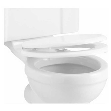 The Burlington Gloss White Toilet Seat Soft Close