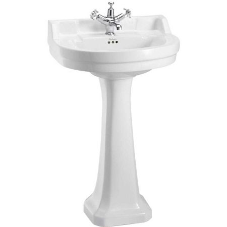 The Burlington Regal Round Edwardian Medium Basin & Pedestal