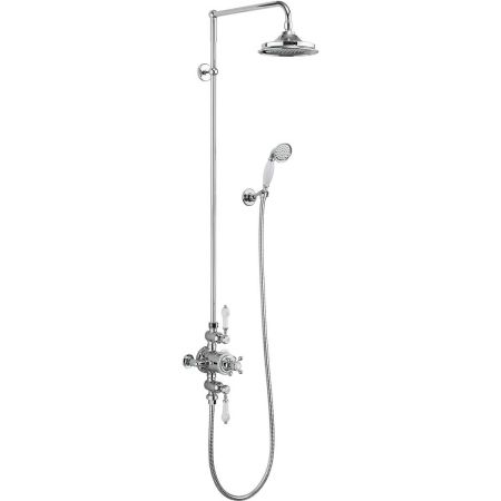 Burlington Avon Thermostatic Exposed Shower Valve Two Outlet
