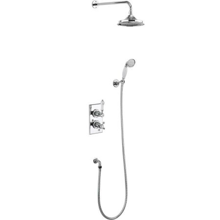 Burlington Trent Thermostatic Two Outlet Concealed Divertor  Shower Valve