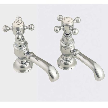 Silverdale Victorian Basin Pillar Taps