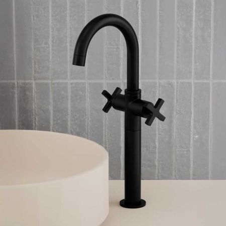 Bayor Monobloc Basin Mixer - Deck Mounted - X-Top
