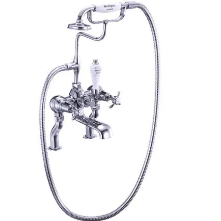 Burlington Anglesey Bath Shower Mixer - Deck Mounted
