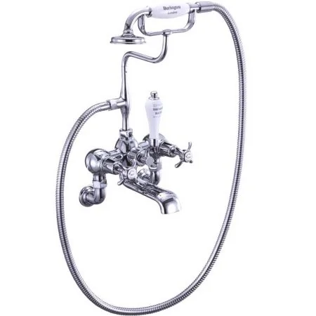 Burlington Anglesey Bath Shower Mixer - Wall Mounted