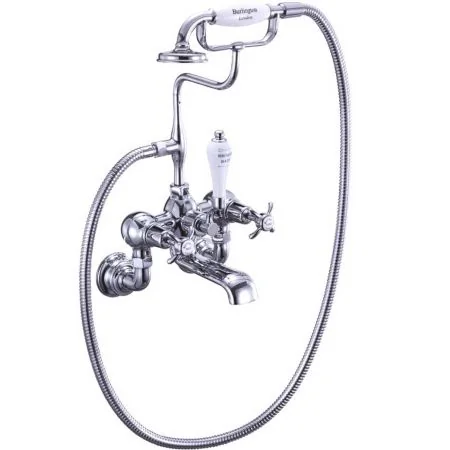Burlington Anglesey Regent Bath Shower Mixer - Wall Mounted