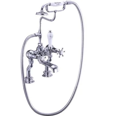 Burlington Birkenhead Regent Bath Shower Mixer - Deck Mounted