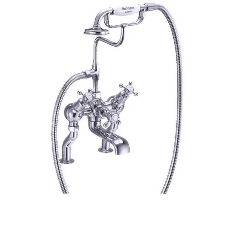 Burlington Claremont Angled Bath Shower Mixer - Deck Mounted 