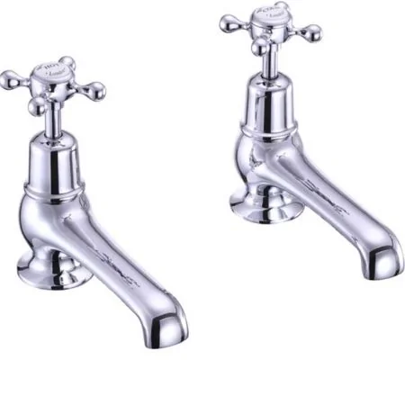 Burlington Claremont Bath Pillar Taps